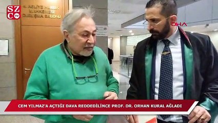 Cem Yılmaz'a açtığı tazminat davası reddedilen Prof. Dr. Orhan Kural ağladı