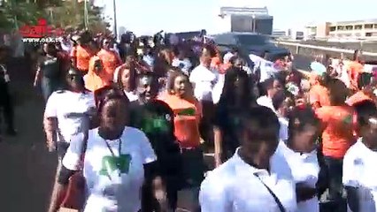 Children of burnt PDP Women Leader, Salome Abuh protest, demand justice for mother