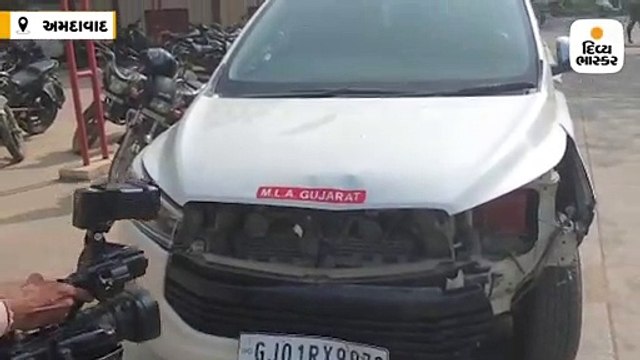 એક્ટિવાને ટક્કર મારી ચાલકને મોતને ઘાટ ઉતારનાર MLA શૈલેષ પરમારની કારનો ડ્રાઈવર ઝડપાયો