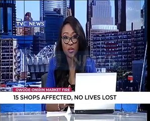 Owode Onirin Fire: 15 shops affected, no lives lost