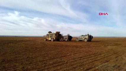 Ankara ayn el arap bölgesinde dörder araç ve iha'larla iştirak ettiği 13'üncü ortak kara devriyesi