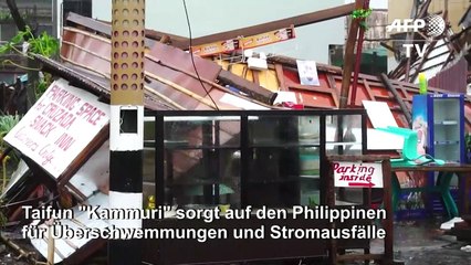 Taifun "Kammuri" sorgt für Zerstörungen auf den Philippinen