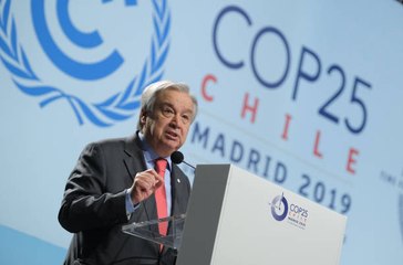 Climat : "un point de non retour" selon le chef des Nations Unies