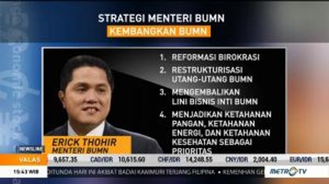 Erick Thohir Siapkan Strategi Pembenahan BUMN