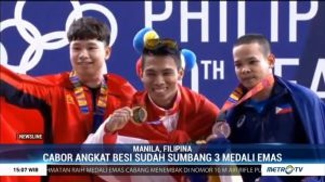 Cabor Angkat Besi Kembali Sumbang Emas Indonesia