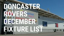 Doncaster Rovers December fixture list 2019
