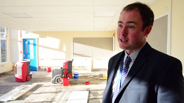 Pupils back in school after devastating floods