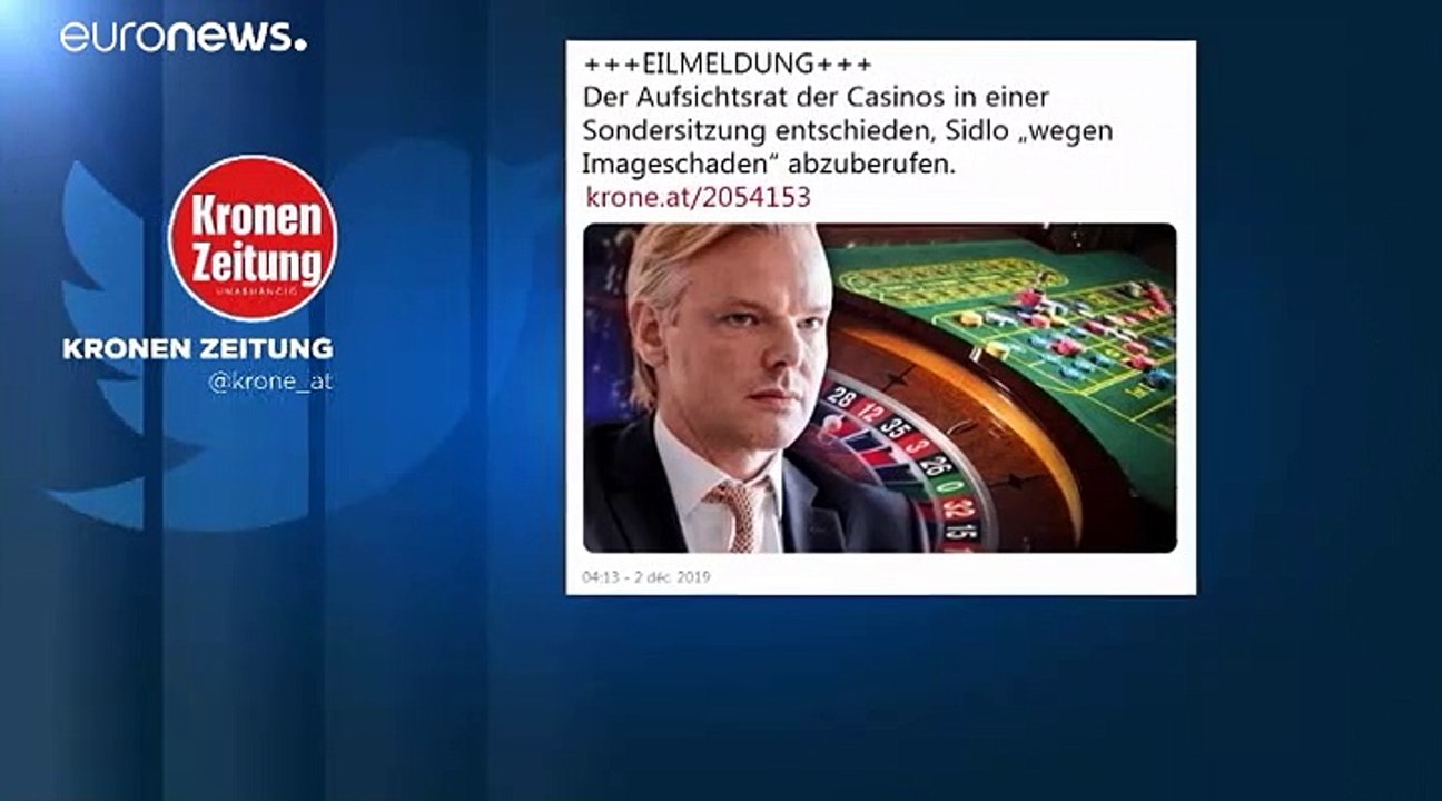 Casinos-Affäre: Sidlos Abberufung erhöht den Druck