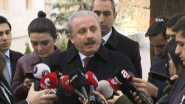 TBMM Başkanı Mustafa Şentop: “ cevap veren Şentop, “Spekülatif söylemlere inanmamak lazım”