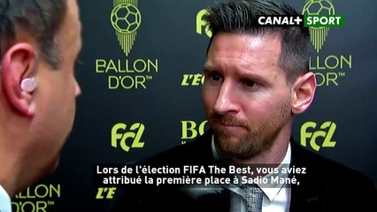 Les mots élogieux de Messi pour Sadio Mané « Moi personnellement, j’ai voté pour lui, il a réalisé une grande saison … »