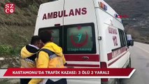 Kastamonu'da otomobil ve TIR çarpıştı: 3 ölü, 2 yaralı