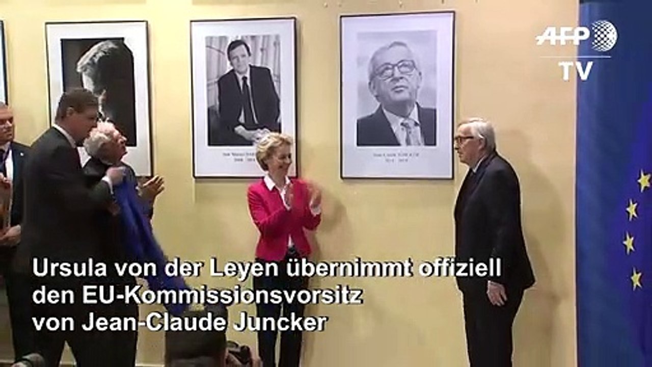 Von der Leyen zu Juncker: 'Danke, was du für Europa getan hast'