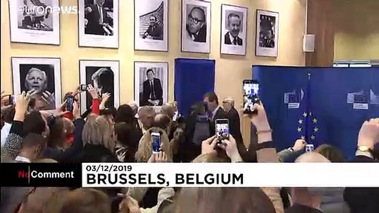 European Commission President Juncker hands over to Ursula von der Leyen