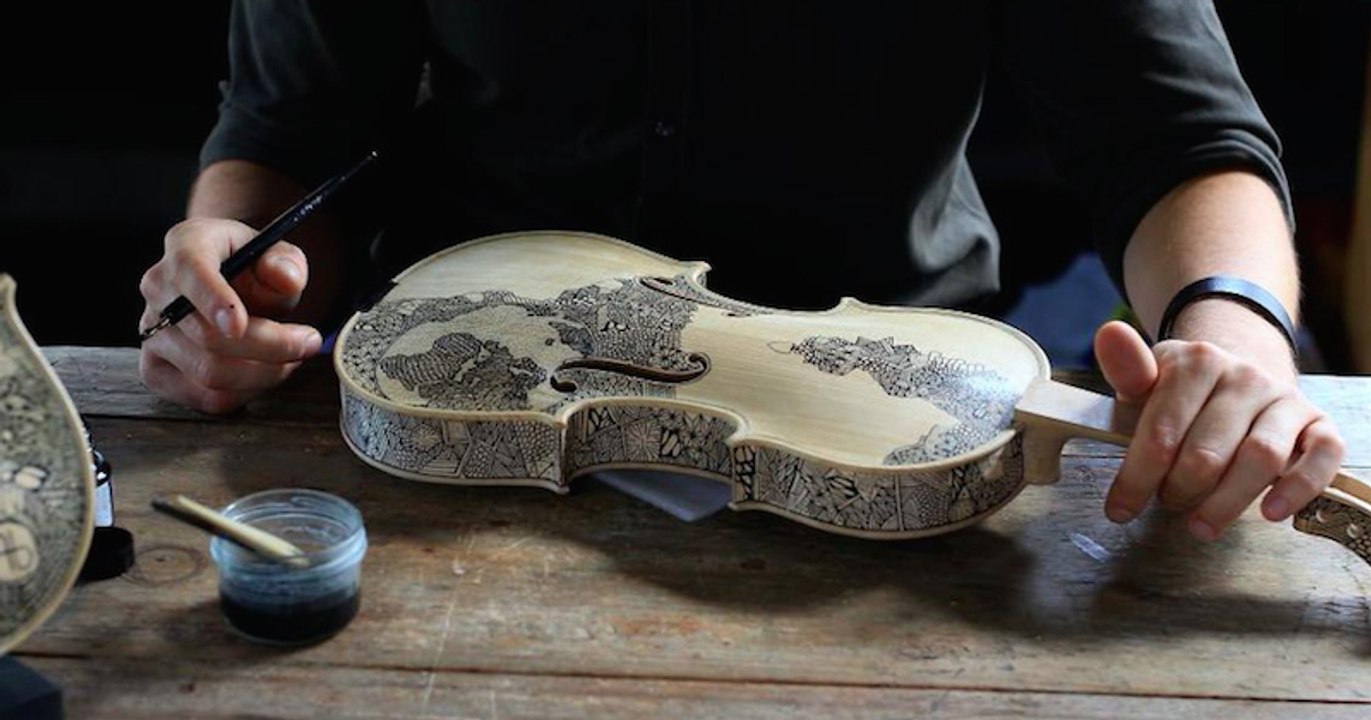 Leonardo Frigo transforme les violons en œuvres d’art
