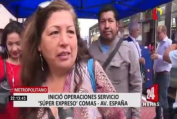 Metropolitano - Súper Expreso: tiempo de viaje se redujo a menos de 45 minutos