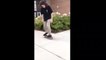 Skateboarder Attempt A Heelflip And The Skateboard Hits Him In The Private Area
