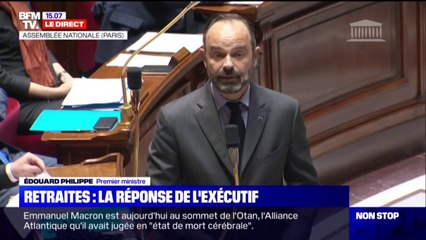 Édouard Philippe: le gouvernement annoncera, en début de semaine prochaine, "les propositions pour mettre en place ce système universel"