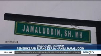 Pejabat PN Medan Periksa Ruang Kerja Hakim Jamaluddin