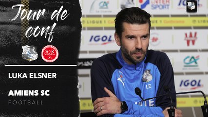 Conférence de presse d'avant Match Reims , Luka Elsner