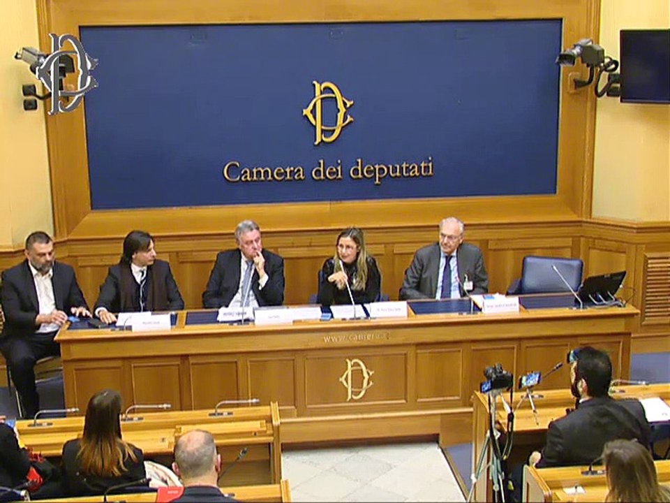 Roma - Conferenza stampa di Maria Chiara Gadda (03.12.19)