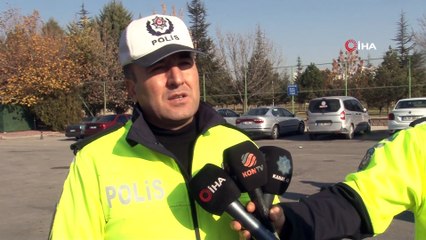 - Konya'da otobüslere kış lastiği denetimi