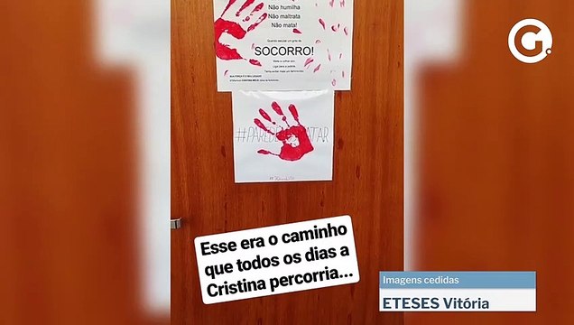 Amigas de mulher morta a facadas por marido fazem homenagem em sala de aula