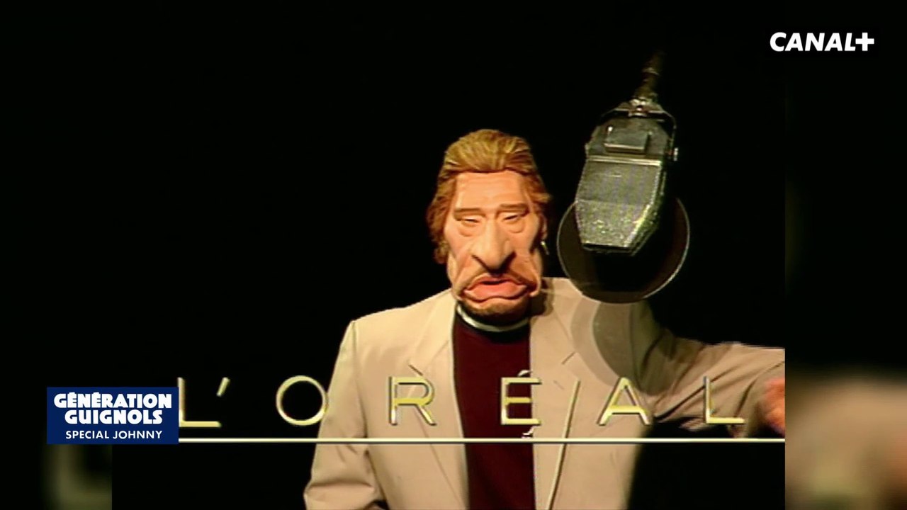 L'oréal Pub, Johnny Hallyday - Les Guignols - Canal+