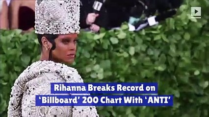 Rihanna Breaks Record on ‘Billboard’ 200 Chart With ‘ANTI’