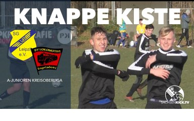 Torreiches Topspiel | SpG Leipziger Verkehrsbetriebe/Schleussig U19 - SV Lok Engelsdorf U19 (U19-Stadtliga)