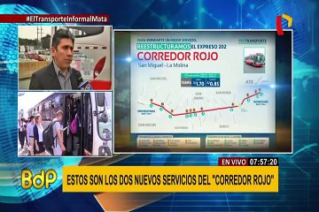 Corredor Rojo: fiscalización electrónica iniciará en los próximos 10 días