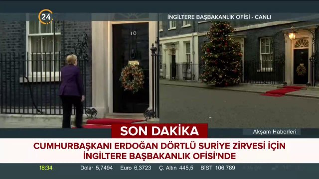 Londra'da dörtlü Suriye zirvesi