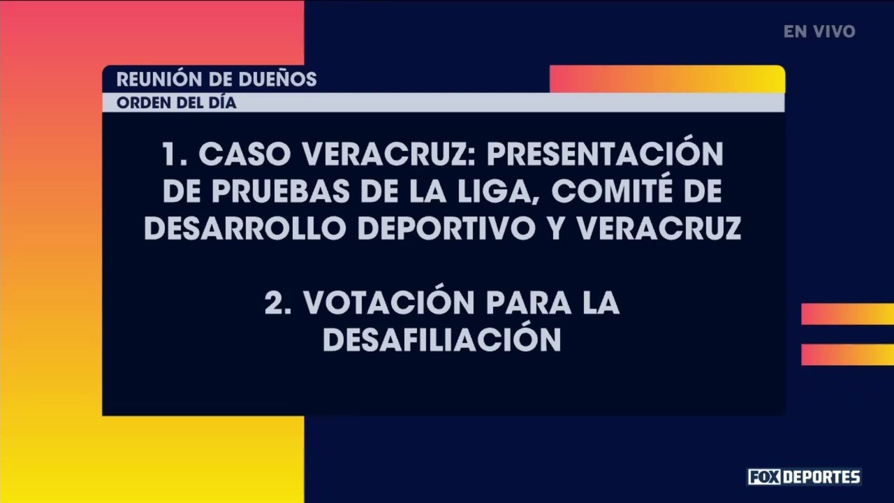 Agenda FS: Los puntos a tratar en la reunión de dueños