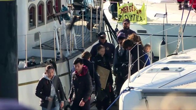 Greta Thunberg llega a Lisboa, de camino a Madrid para la COP25