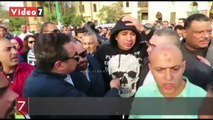 تشييع جثماني شعبان عبد الرحيم ومحمد خيري من السيدة نفيسة