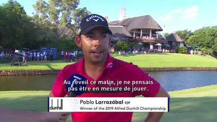 Larrazabal vainqueur de l'Alfred Dunhill Championship