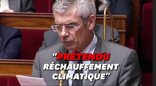Ce député LR n'est toujours pas sûr qu'il y ait un réchauffement climatique