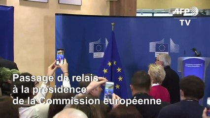 A la Commission européenne, Juncker passe le relais à von der Leyen