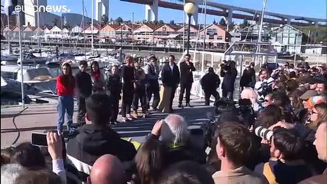 Greta Thunberg recebida em Lisboa por dezenas de ativistas