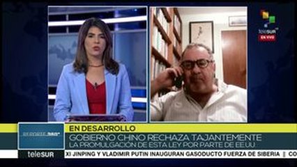 Rodríguez: Ley aprobada por EEUU sobre Hong Kong es provocadora
