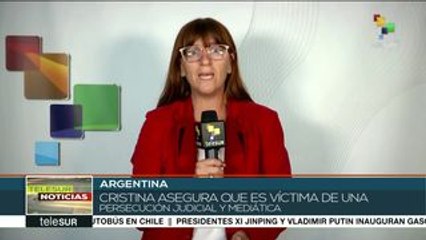 CFK denuncia persecución política desde el Gobierno de Macri
