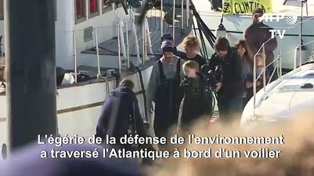 Greta Thunberg arrive au Portugal avant la COP25