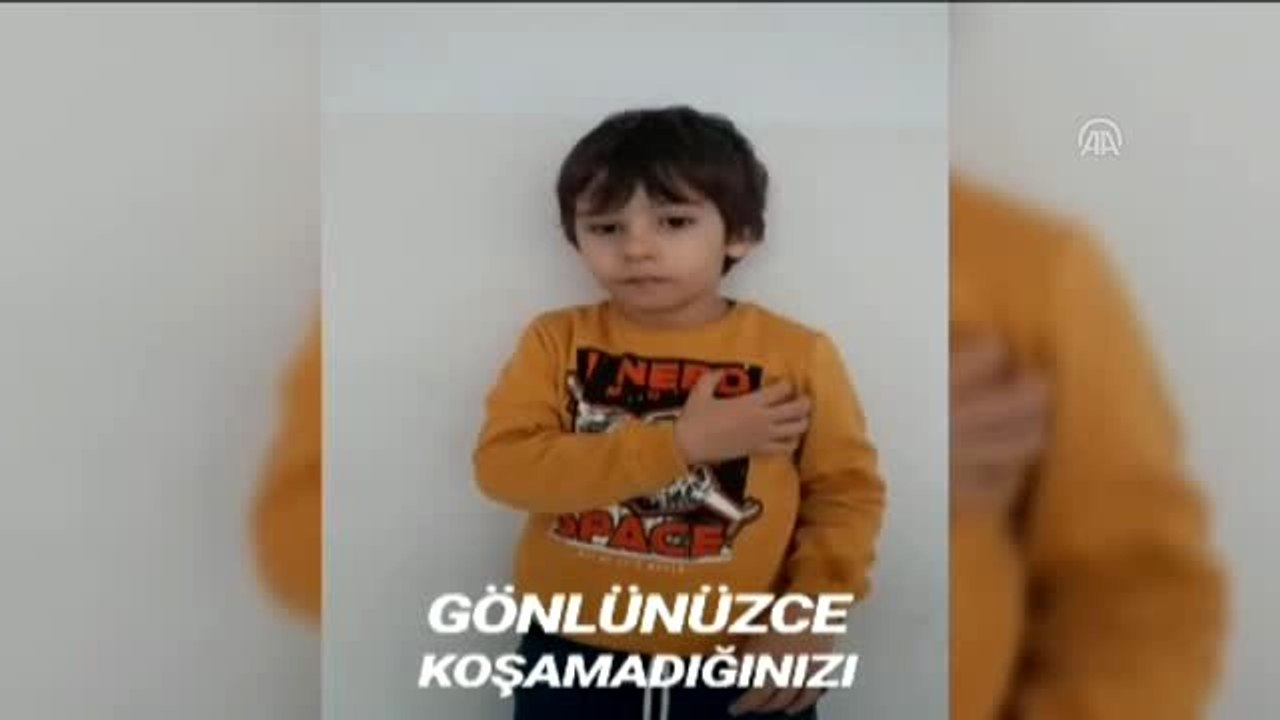 Anaokulu öğrencilerinden anlamlı paylaşım