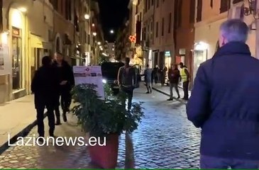 Apertura Lazio Style via di Propaganda, l’arrivo dei calciatori
