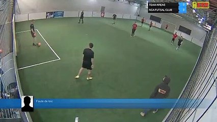 Faute de loic  - TEAM AREAS Vs NCA FUTSAL CLUB - 02/12/19 21:00 - LIGUE 3 - Poitiers Game Parc