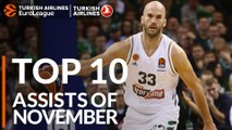 Turkish Airlines EuroLeague, Top 10 Assists of November!