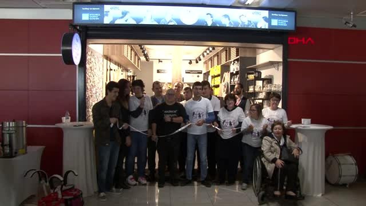 İstanbul sabiha gökçen havalimanı'nda istanbul zihinsel engelliler vakfı'nın mağazası açıldı- 2