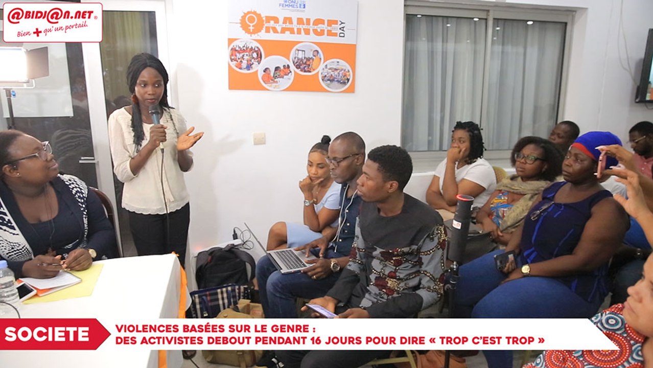 Violences basées sur le genre : Des activistes debout pendant 16 jours pour dire « trop c’est trop »