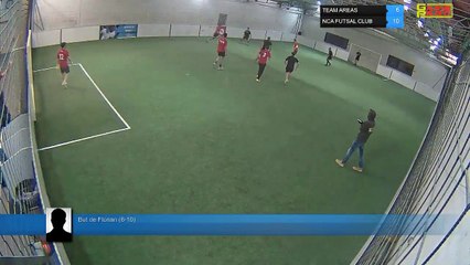 But de Florian (6-10) - TEAM AREAS Vs NCA FUTSAL CLUB - 02/12/19 21:00 - LIGUE 3