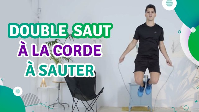 Double saut à la corde à sauter - Santé Physique