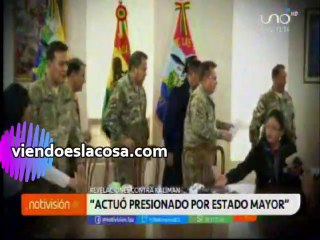 Revelaciones acerca del Gral. Kaliman en días de convulsión social en Bolivia